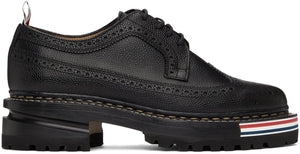 Thom Browne Black Hiking Longwing Brogues - Thom Browne Randonnée noire à randonnée à longhing Brogues - Thom Browne 검은 색 하이킹 longwing brogues.