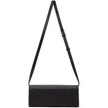 Thom Browne Black Pebble Flap Clutch Bag