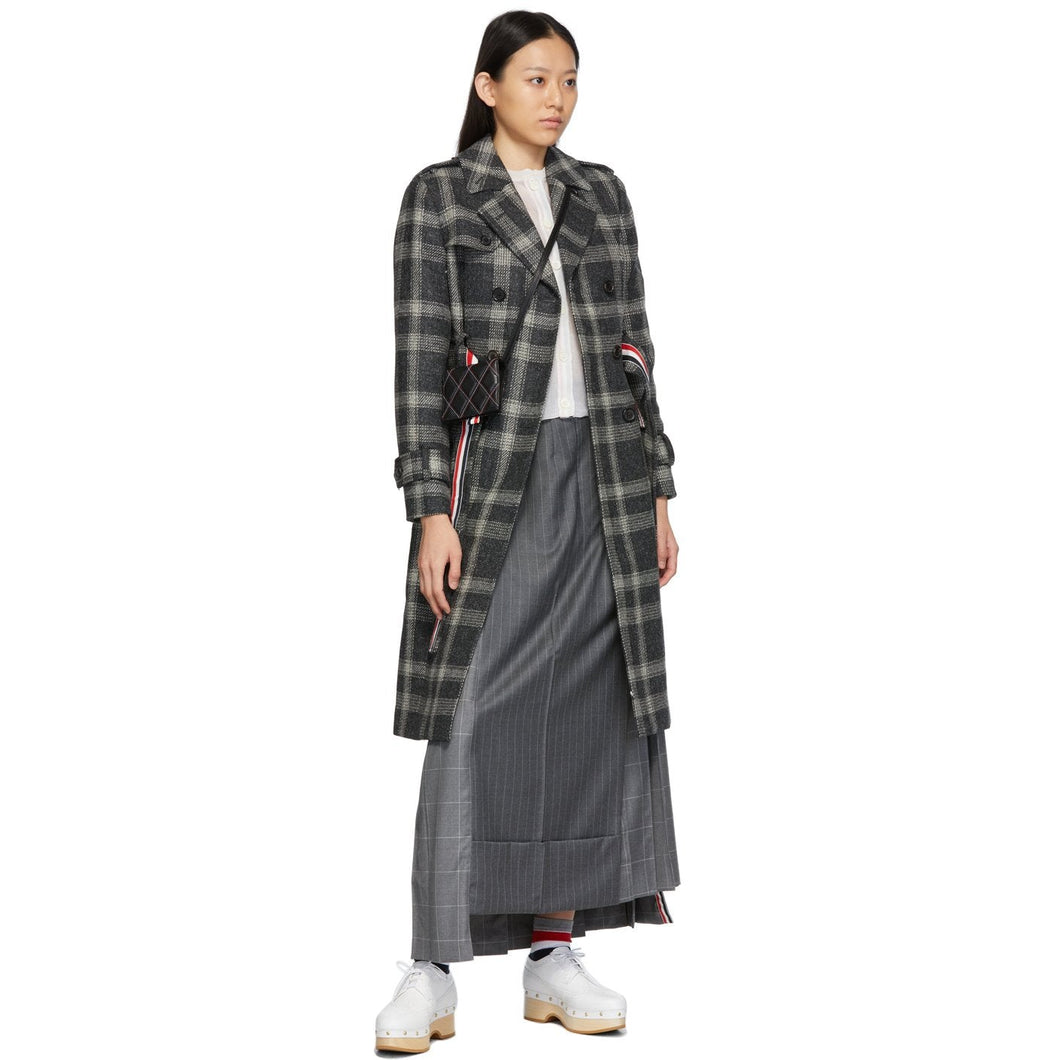 Thom Browne Black RWB Quilted Shoulder Bag