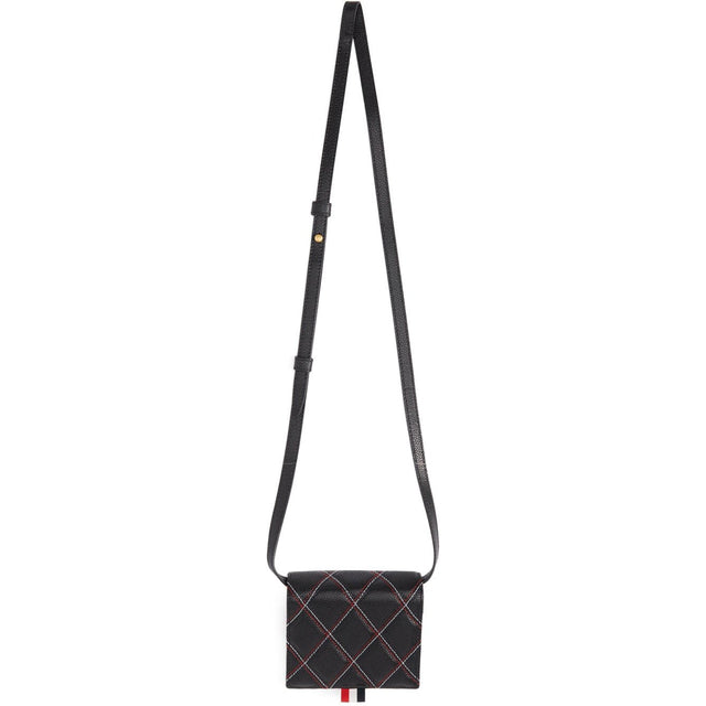 Thom Browne Black RWB Quilted Shoulder Bag - Sac à bandoulière matelassé RWB Thom Browne Noir - Thom Browne 검은 Rwb 퀼트 숄더 백