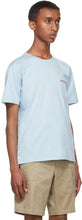 Thom Browne Blue Jersey Striped Chest Pocket T-Shirt