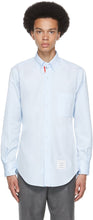 Thom Browne Blue Poplin Classic Shirt - Thom Browne Blue Poplin Classic Shirt - Thom Browne 블루 포플린 클래식 셔츠