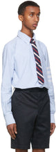 Thom Browne Blue Straight-Fit 4-Bar Shirt