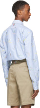 Thom Browne Blue Surfer Icon Classic-Fit Shirt