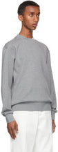 Thom Browne Grey 4-Bar Mock Neck Sweatshirt