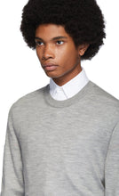 Thom Browne Grey Cashmere Classic Crewneck Sweater
