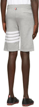 Thom Browne Grey Engineered 4-Bar Shorts