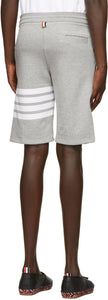 Thom Browne Grey Engineered 4-Bar Shorts