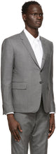 Thom Browne Grey High Armhole Sport Coat Blazer