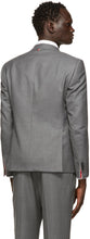Thom Browne Grey High Armhole Sport Coat Blazer