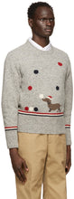 Thom Browne Grey Holiday Hector Sweater