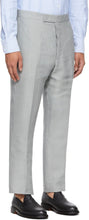 Thom Browne Grey Linen Engineered 4-Bar Trousers