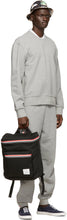 Thom Browne Grey Loopback Tipped Side Stripe Sweatshirt