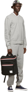 Thom Browne Grey Loopback Tipped Side Stripe Sweatshirt