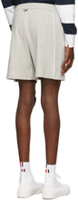 Thom Browne Grey Milano Seamed-In 4-Bar Shorts