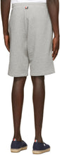 Thom Browne Grey RWB Stripe Loopback Lounge Shorts