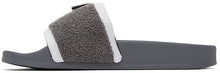 Thom Browne Grey Terry Cloth Pool Slides