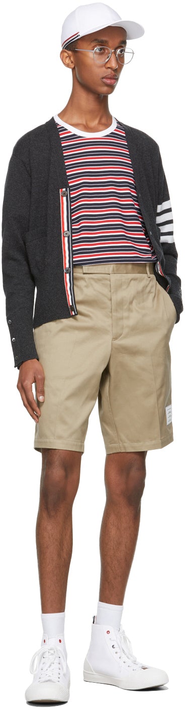 Thom Browne Multicolor Bar Stripe Ringer T-Shirt