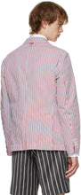 Thom Browne Multicolor Striped Classic Sport Coat Blazer