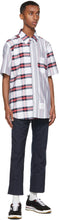 Thom Browne Multicolor Striped Straight Fit Short Sleeve Shirt