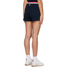 Thom Browne Navy Cotton Seersucker Shorts