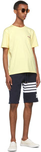 Thom Browne Navy Loopback 4-Bar Shorts