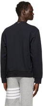 Thom Browne Navy Loopback 4-Bar Sweatshirt