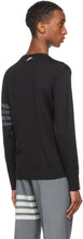 Thom Browne Navy Merino Wool 4-Bar Sweater