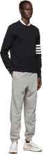 Thom Browne Navy Milano 4-Bar Sweater