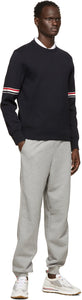 Thom Browne Navy Milano RWB Stripe Sweater