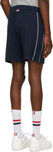 Thom Browne Navy Milano Seamed-In 4-Bar Shorts