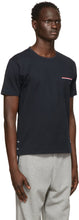 Thom Browne Navy RWB Stripe Pocket T-Shirt