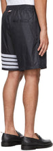Thom Browne Navy Ripstop 4-Bar Shorts