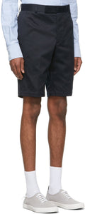 Thom Browne Navy Twill Unconstructed Chino Shorts