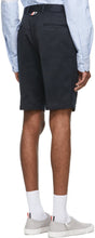 Thom Browne Navy Twill Unconstructed Chino Shorts