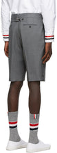 Thom Browne Online Exclusive Grey Super 120s Wool Twill Classic Shorts