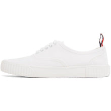 Thom Browne Online Exclusive White Heritage Vulcanized Sneakers