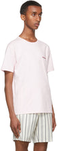 Thom Browne Pink Jersey Striped Chest Pocket T-Shirt