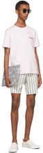 Thom Browne Pink Jersey Striped Chest Pocket T-Shirt