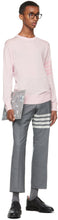 Thom Browne Pink Merino 4-Bar Sweater
