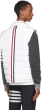 Thom Browne White Down Ski RWB Center Back Stripe Vest