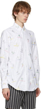 Thom Browne White Oxford Surfer Icon Classic Shirt