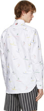 Thom Browne White Oxford Surfer Icon Classic Shirt