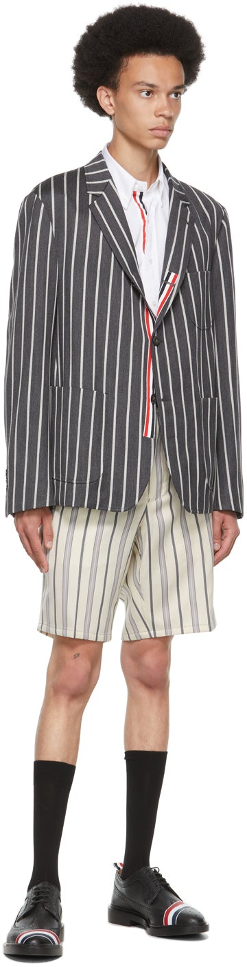 Thom Browne White Poplin Classic Shirt