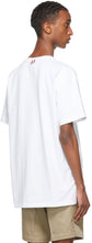 Thom Browne White Relaxed-Fit Side Slit T-Shirt
