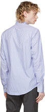 Tiger of Sweden Blue Striped Fenald Shirt