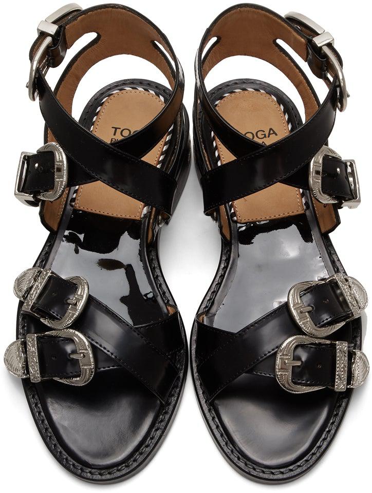 TOGA 23SS WESTERN BUCKLE SANDALS 43-