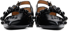 Toga Pulla Black Strapped Ballerina Flats