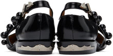 Toga Pulla Black Strapped Ballerina Flats