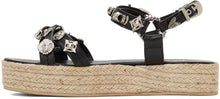 Toga Pulla Black Studded Platform Sandals